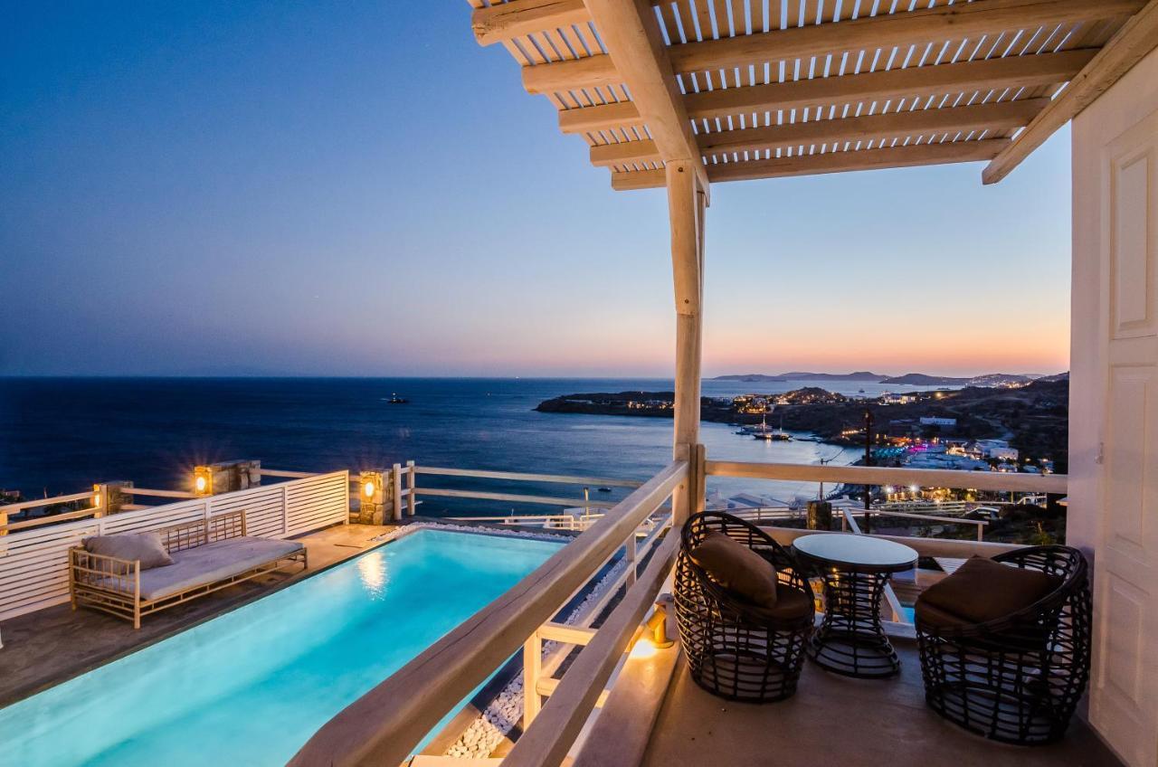 Eden View Suites & Villas Platys Gialos  ภายนอก รูปภาพ